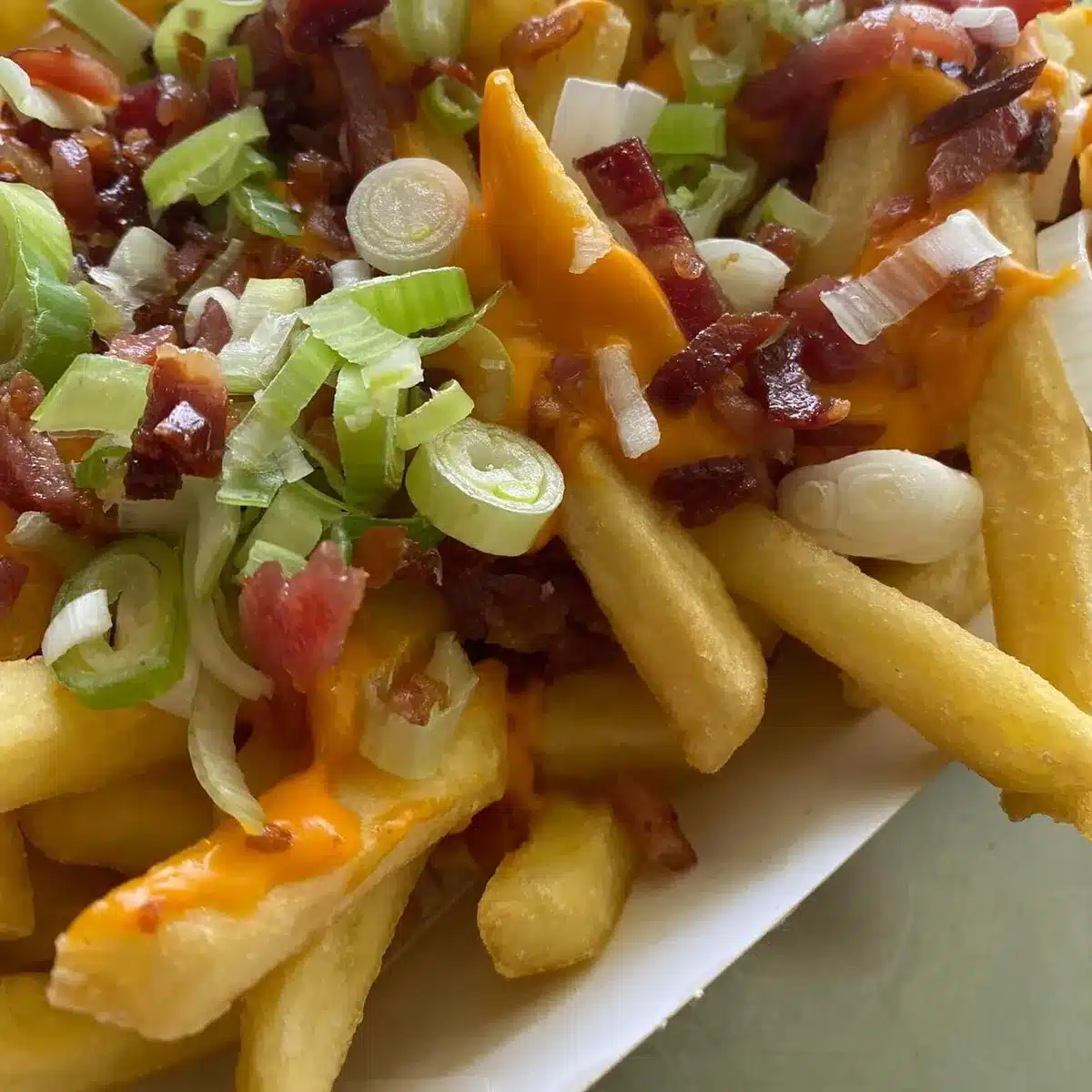 loaded fries festival style food Cornwall
